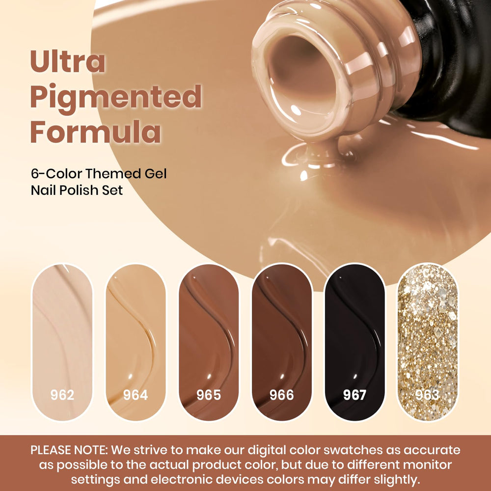 Beetles Gel Polish tono cacao: intensidad cálida para estilo otoñal.
