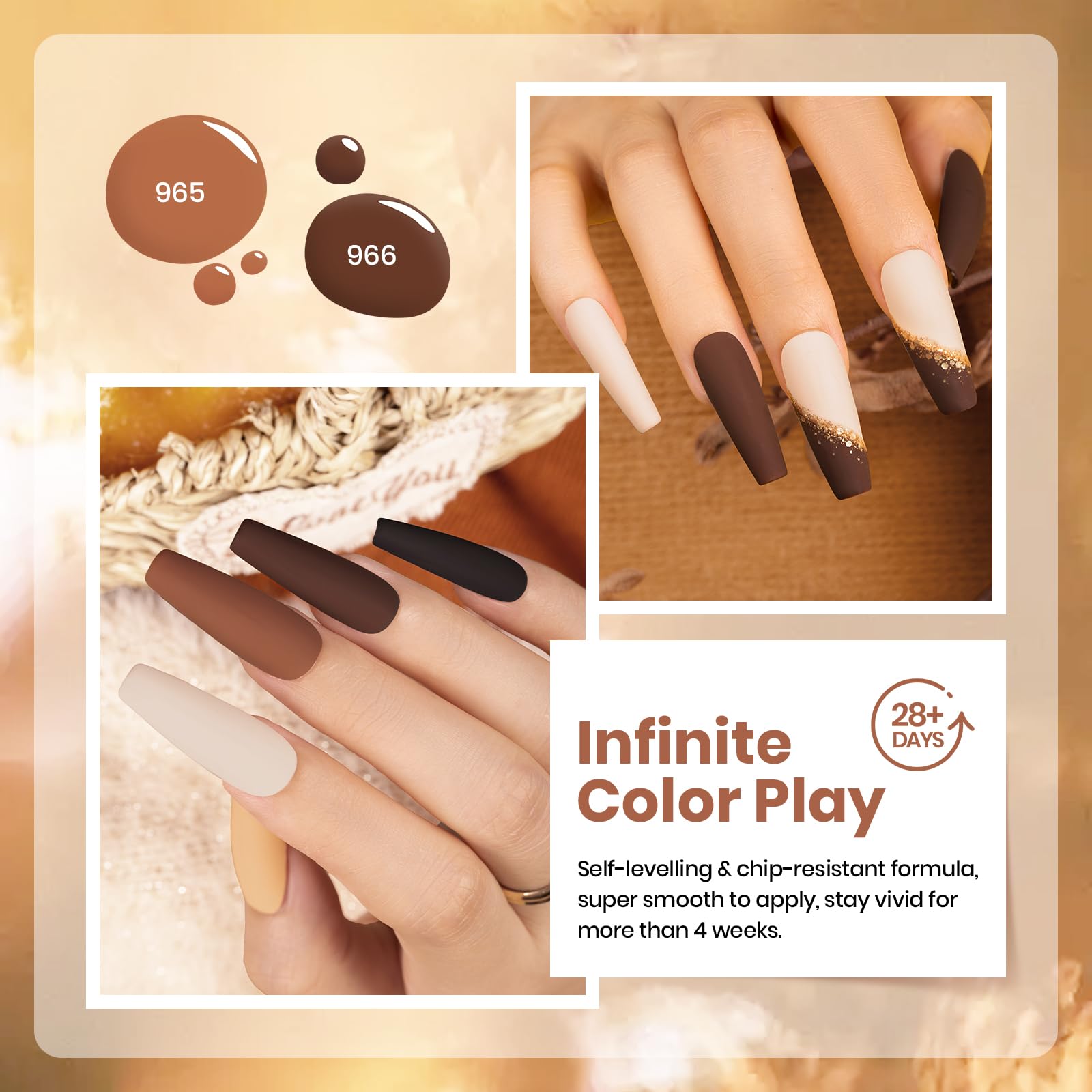 Beetles Gel Polish tono caqui: base versátil para varias ocasiones.