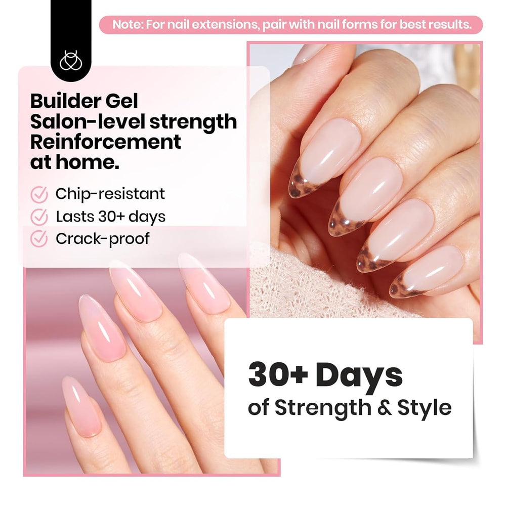 7-in-1 versatility for extensions, overlays, and repairs.