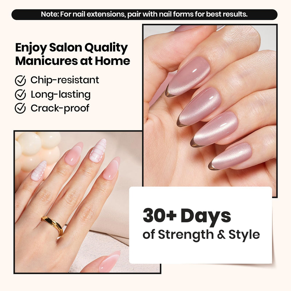 Beetles Builder Gel capa base mejora adherencia y durabilidad de la manicura.