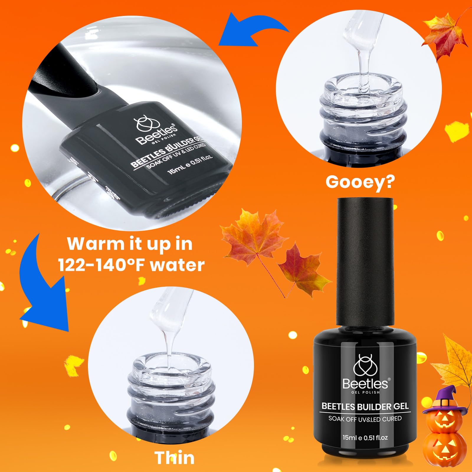 Beetles Builder Gel para DIY en casa: manicuras profesionales desde casa.