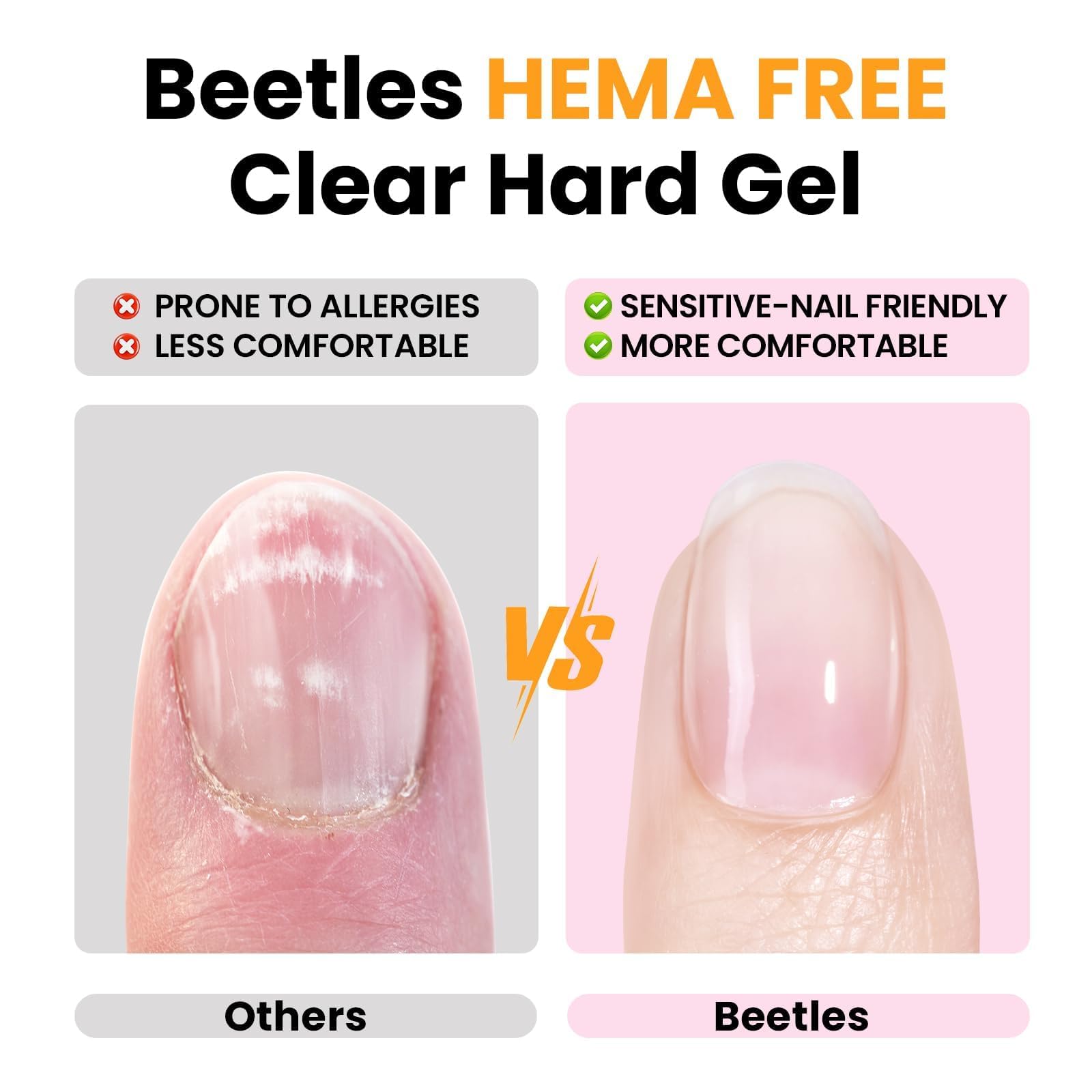 Beetles builder gel in action sculpting nine functions for strong nails.
