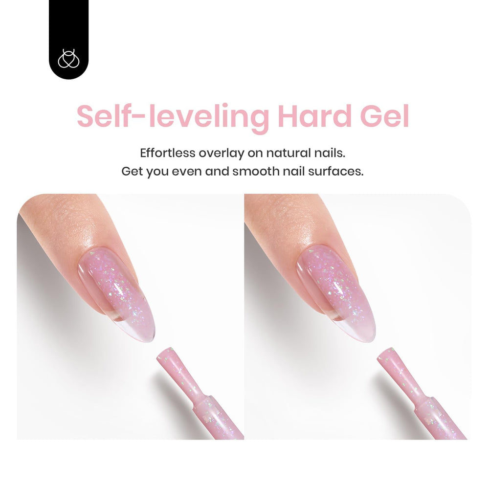 Beetles Builder Gel Set, olor bajo, experiencia de manicura más agradable.