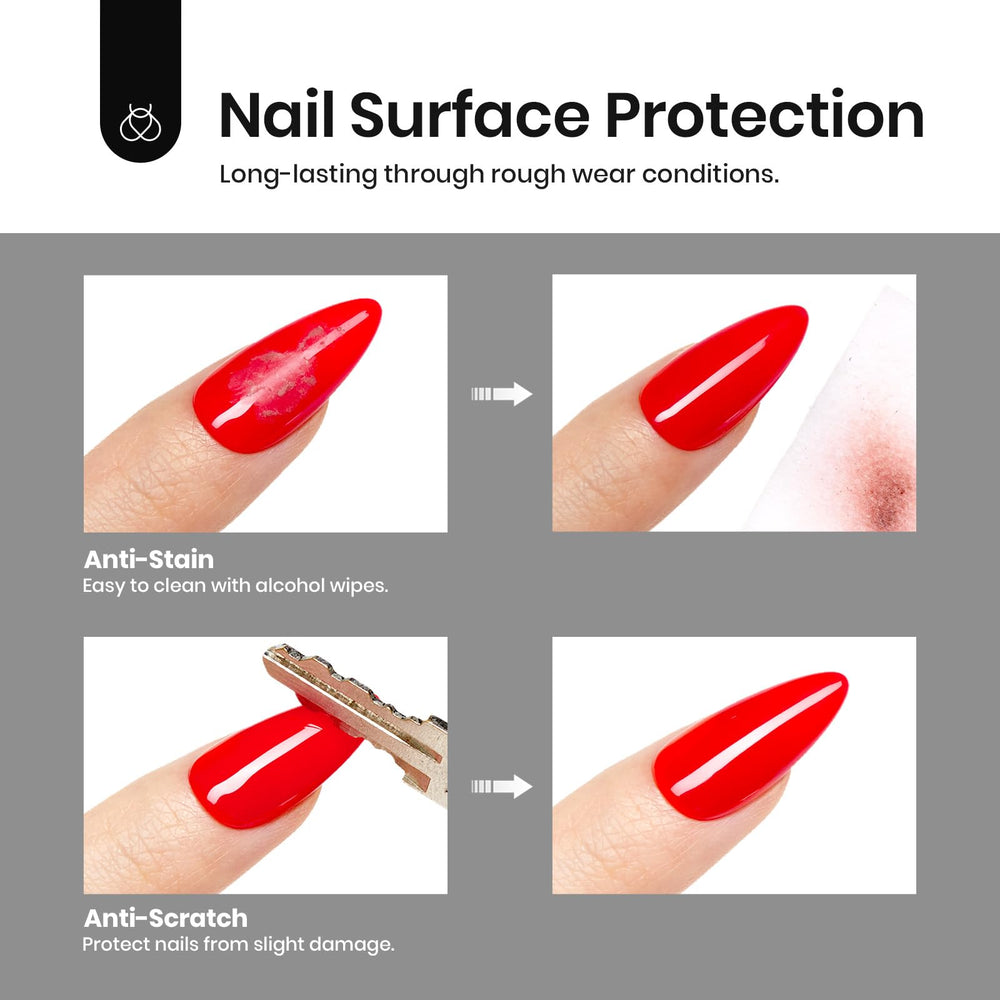 Beetles Capa Superior Protección uñas débiles y dañadas.