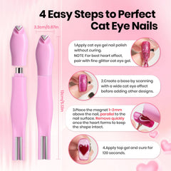 Beetles Cat Eye Magnet Stripe Head provides bold, linear cat eye patterns.