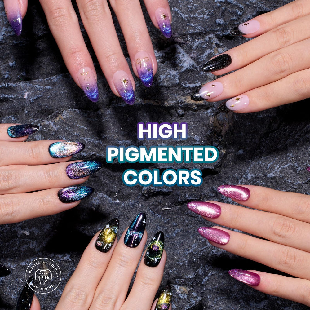 Beetles Chameleon Gel Polish set offers 20 colors for versatile looks.