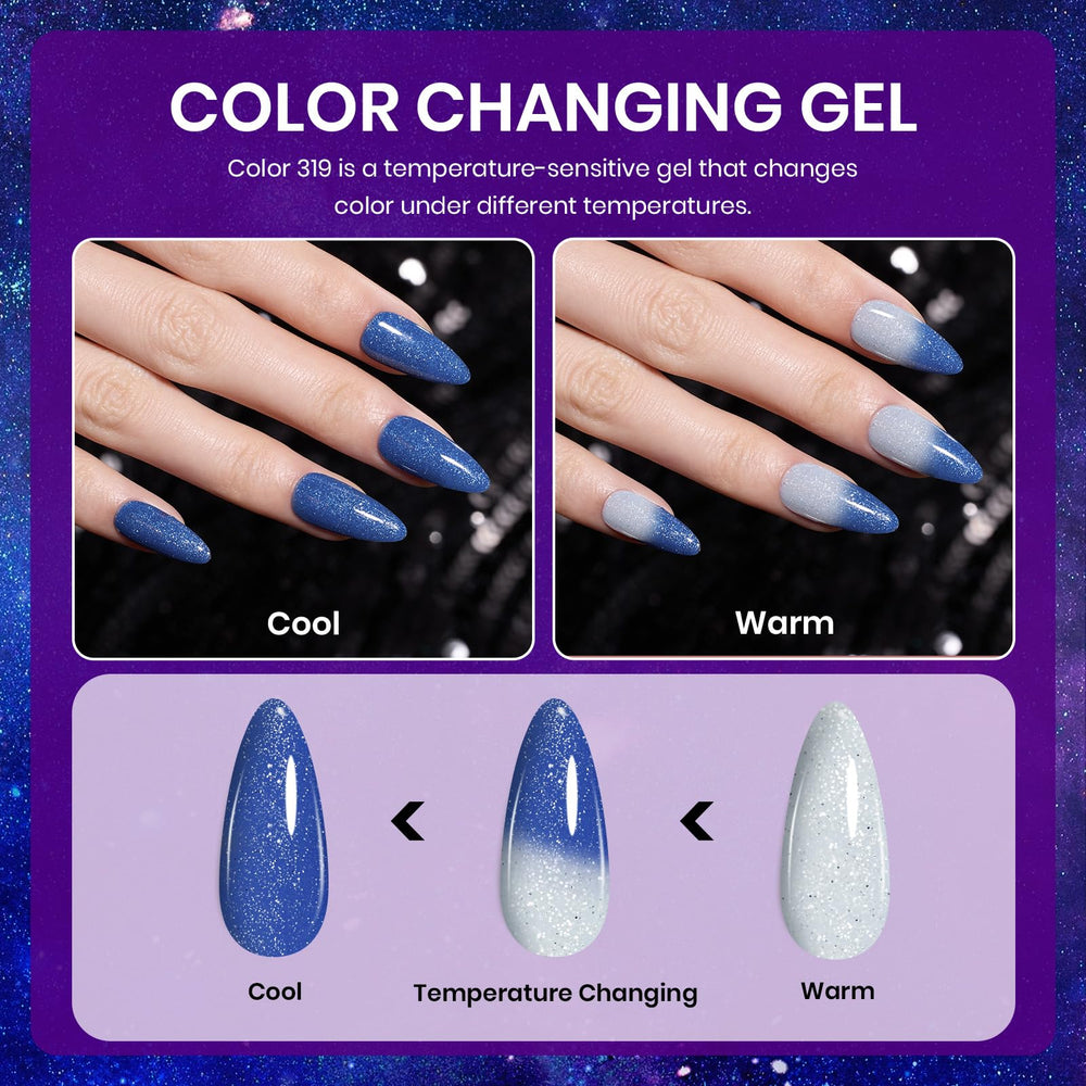 Beetles Chameleon Gel Polish is easy to soak off with remover.