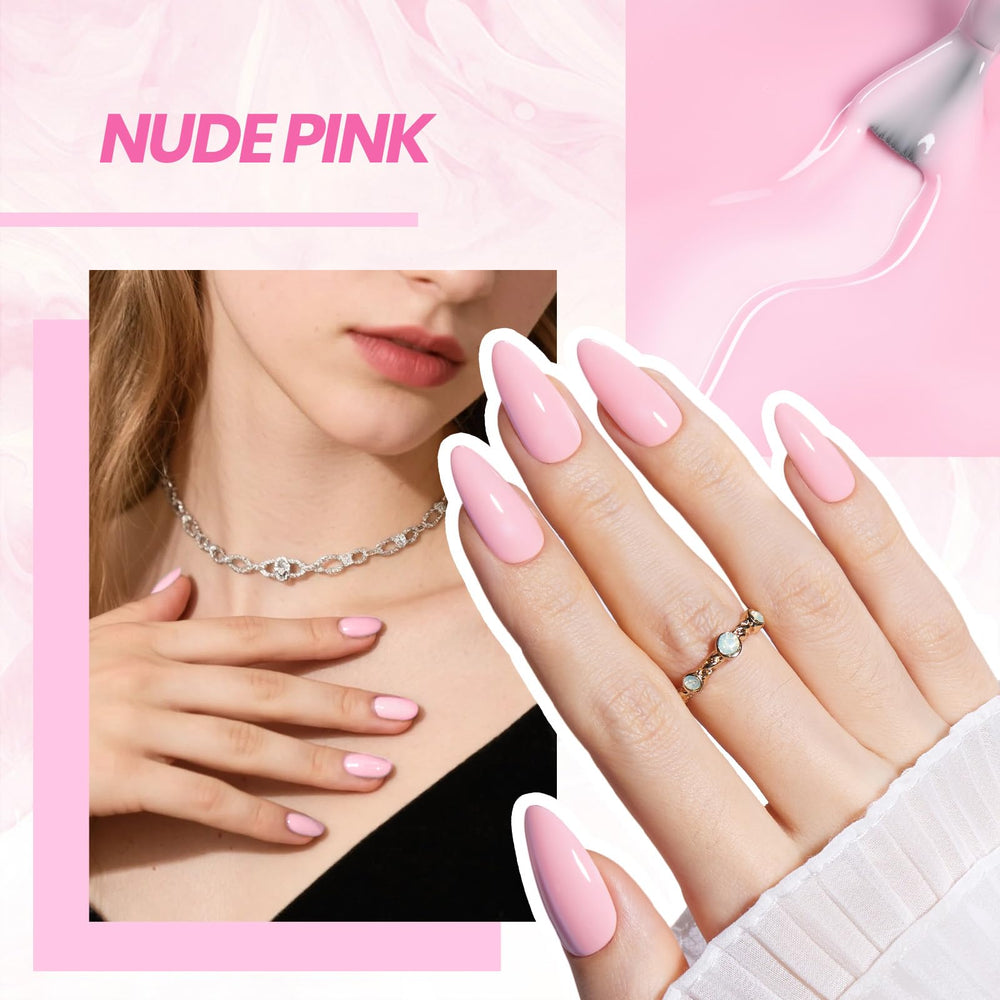 Gel Nude Pink Beetles para un look elegante