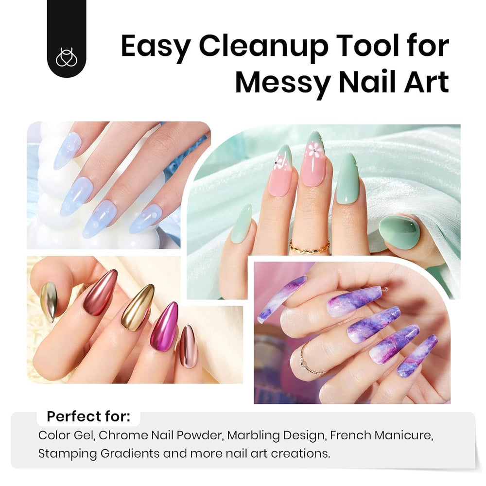 Beetles cuticle guard helps protect skin during nail art and polish application.