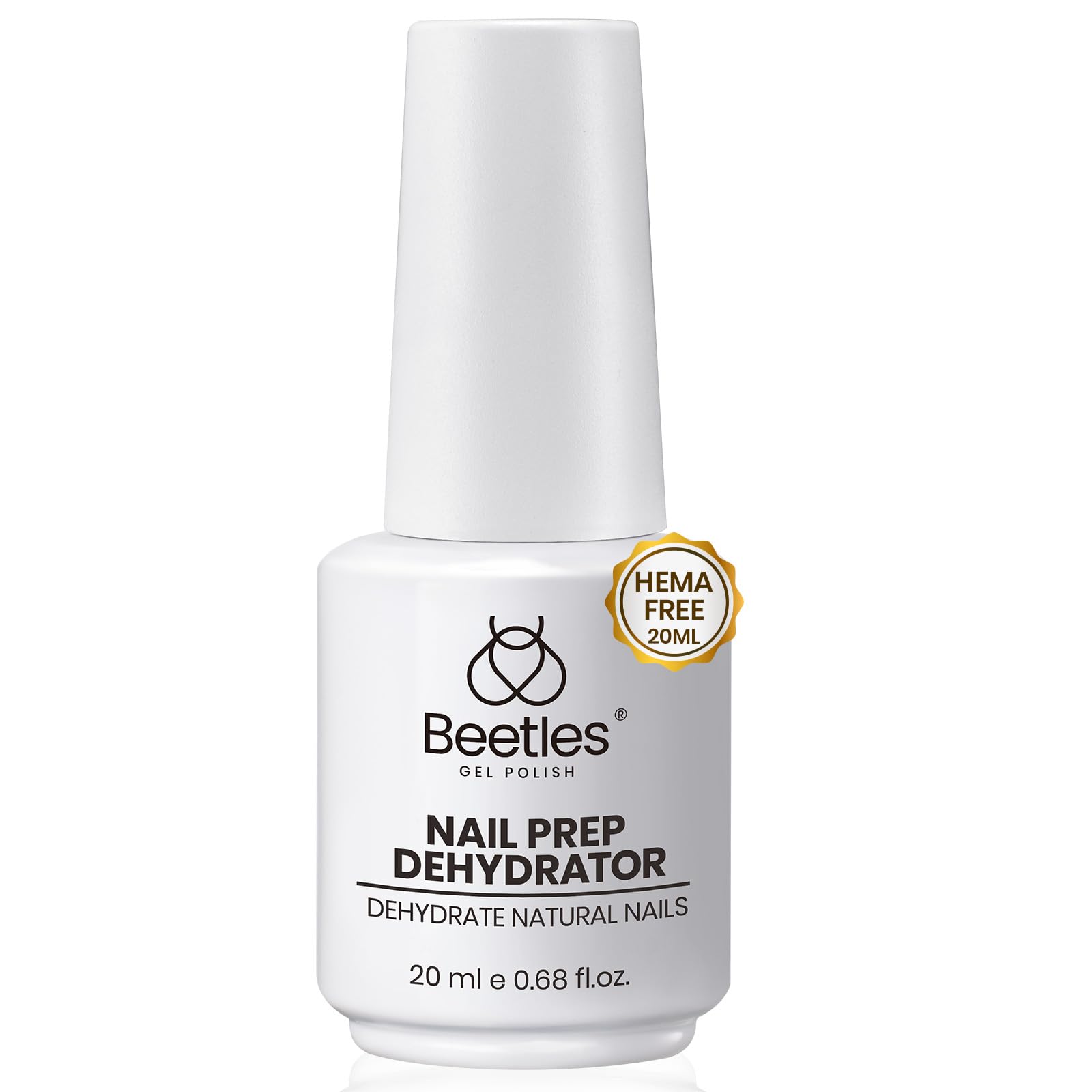 Beetles Dehydrator 20ml bottle pour cleans nails for stronger adhesion