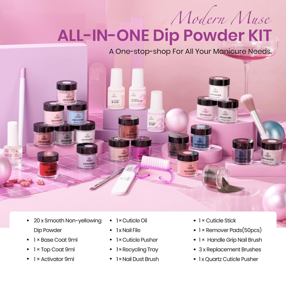 Beetles Dip Powder Kit recycling tray to keep workspace tidy