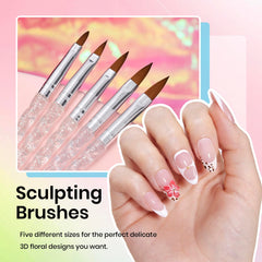 Beetles Double-Ended Nail Art Liner Brush for versatile strokes