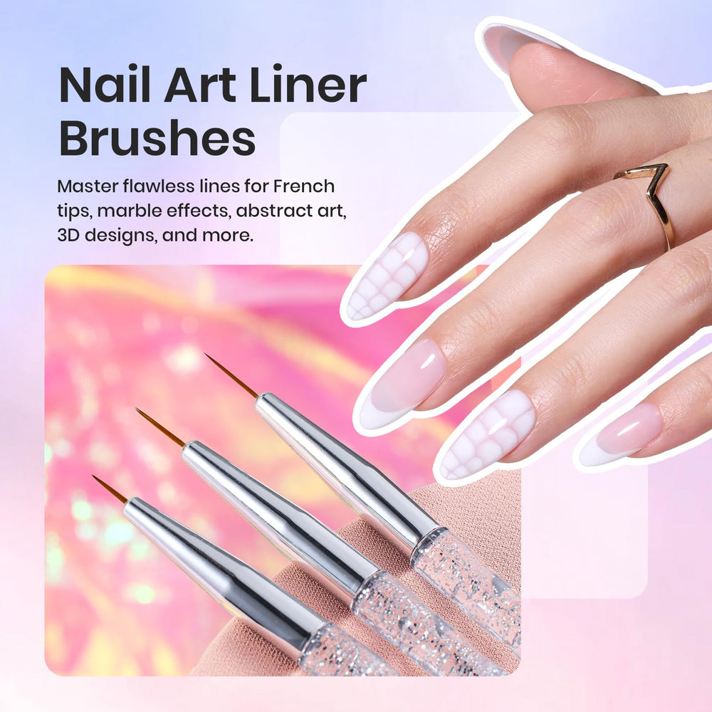 Beetles double-ended nail art pens for quick color blocking