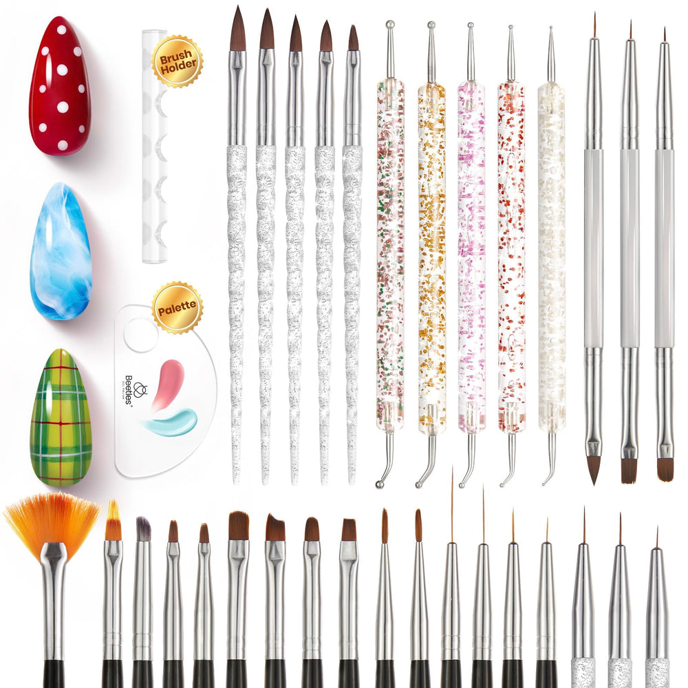 Beetles Dust Brush helps clean tips and workspace