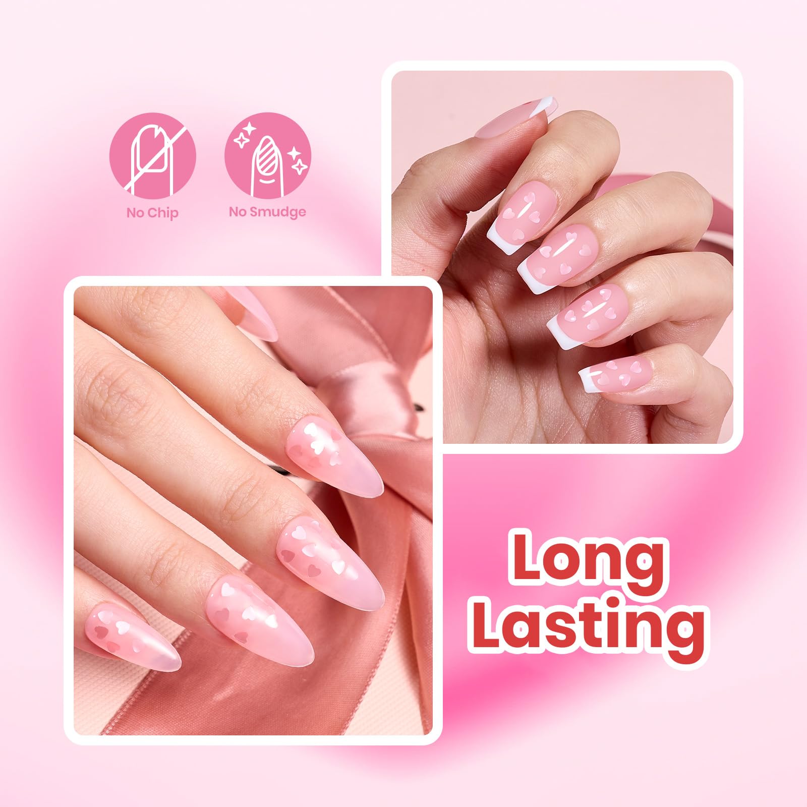 Beetles pink top coat usable solo or over color