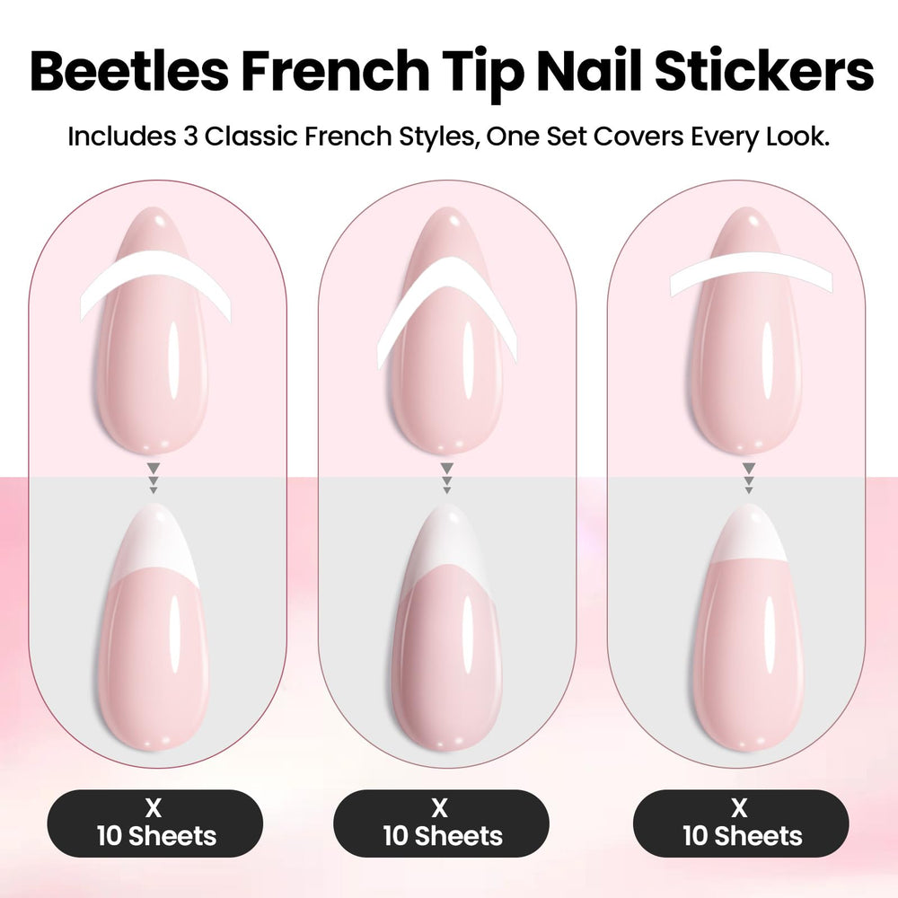 Beetles easy-to-use stickers deliver professional-looking French lines.
