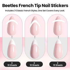 Beetles easy-to-use stickers deliver professional-looking French lines.