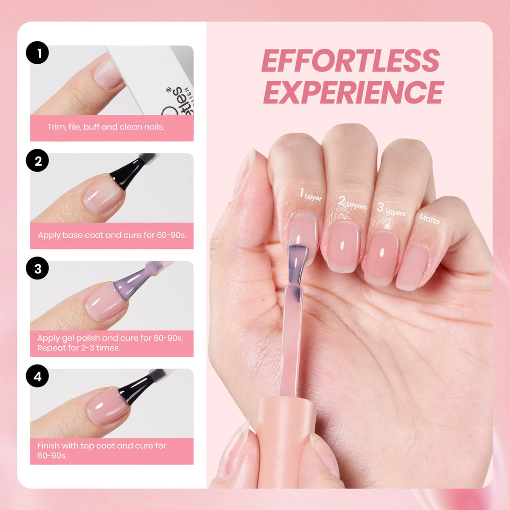 Beetles Gel Polish empaque minimalista para llevar contigo