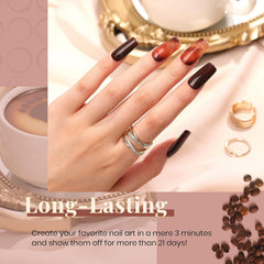 Beetles Esmalte Gel Aplicación Fácil para uñas limpias.