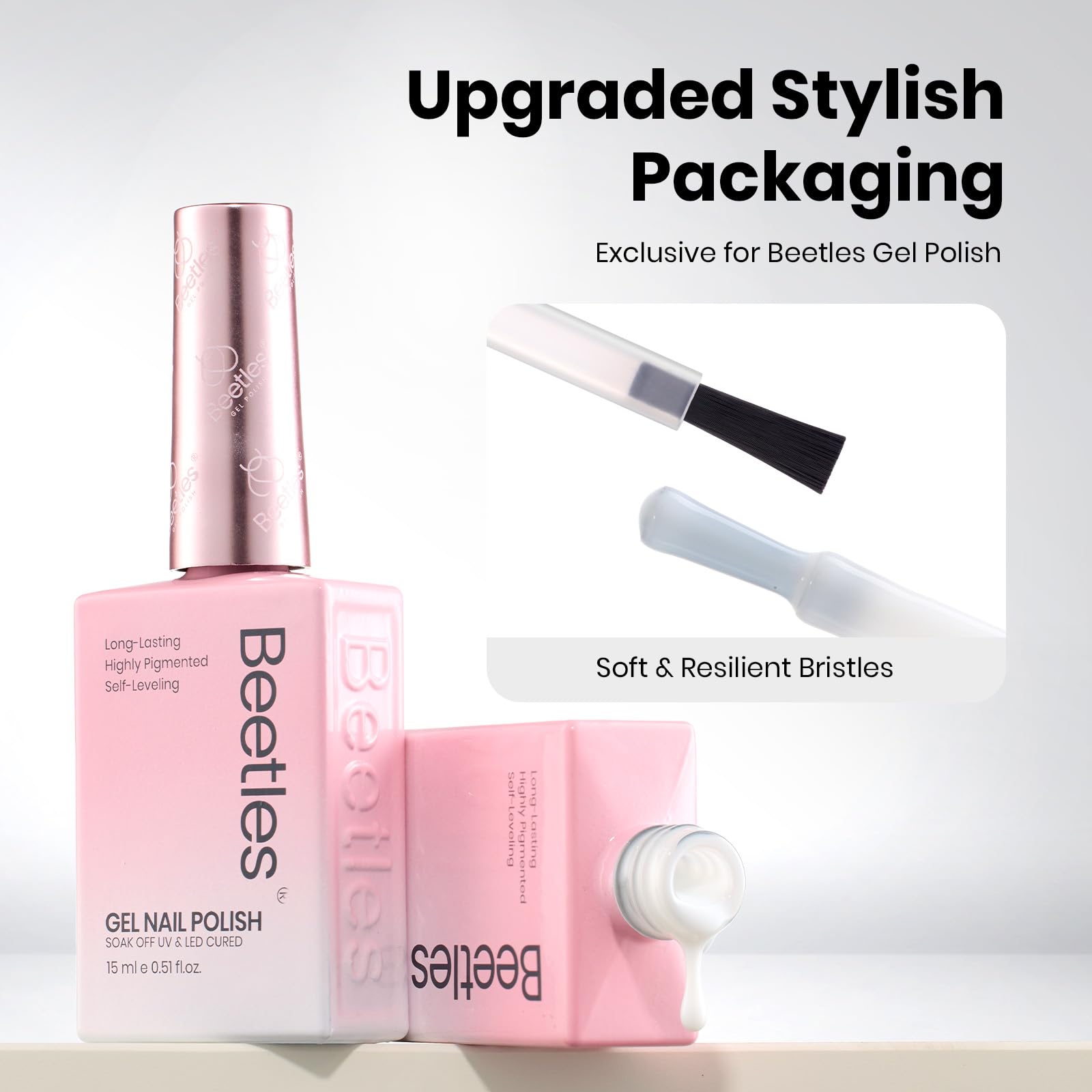 Beetles Milky White Gel regalo ideal para amantes de uñas