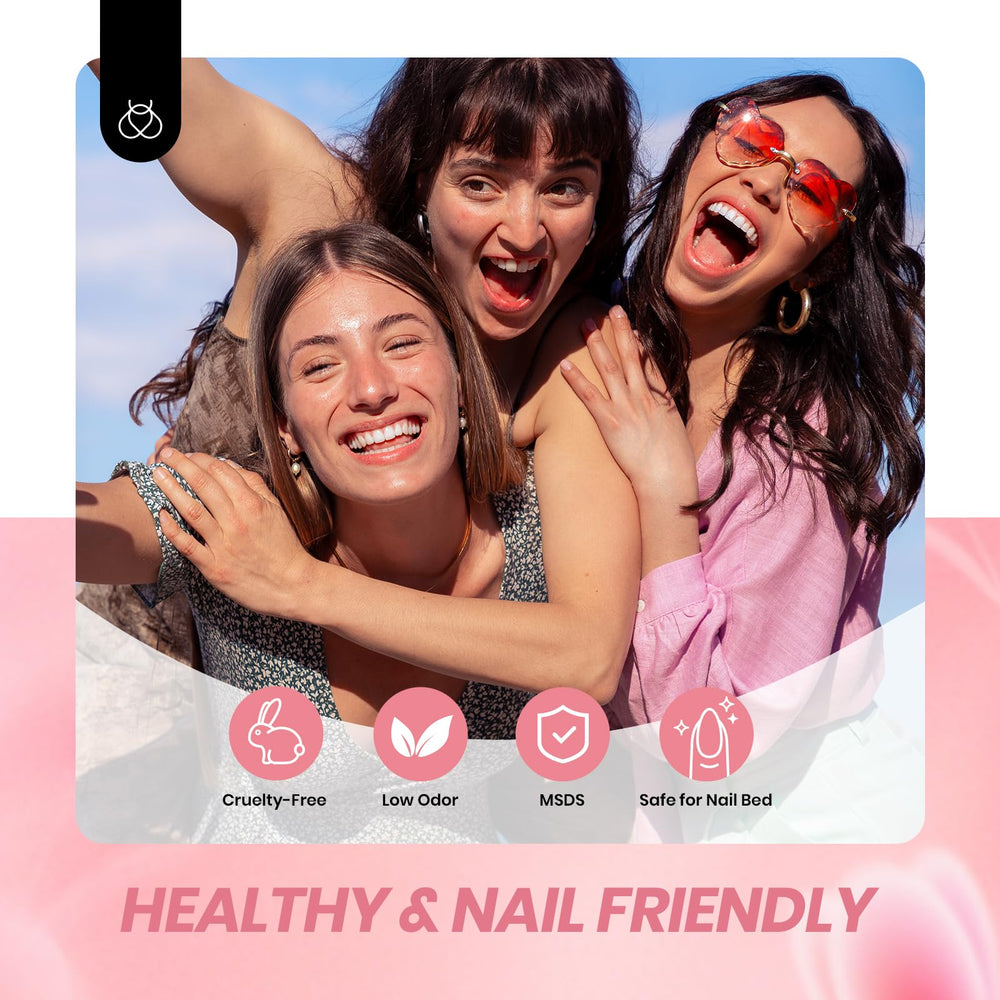 Beetles: gel nude rosa, regalo ideal para amantes de la manicura DIY.