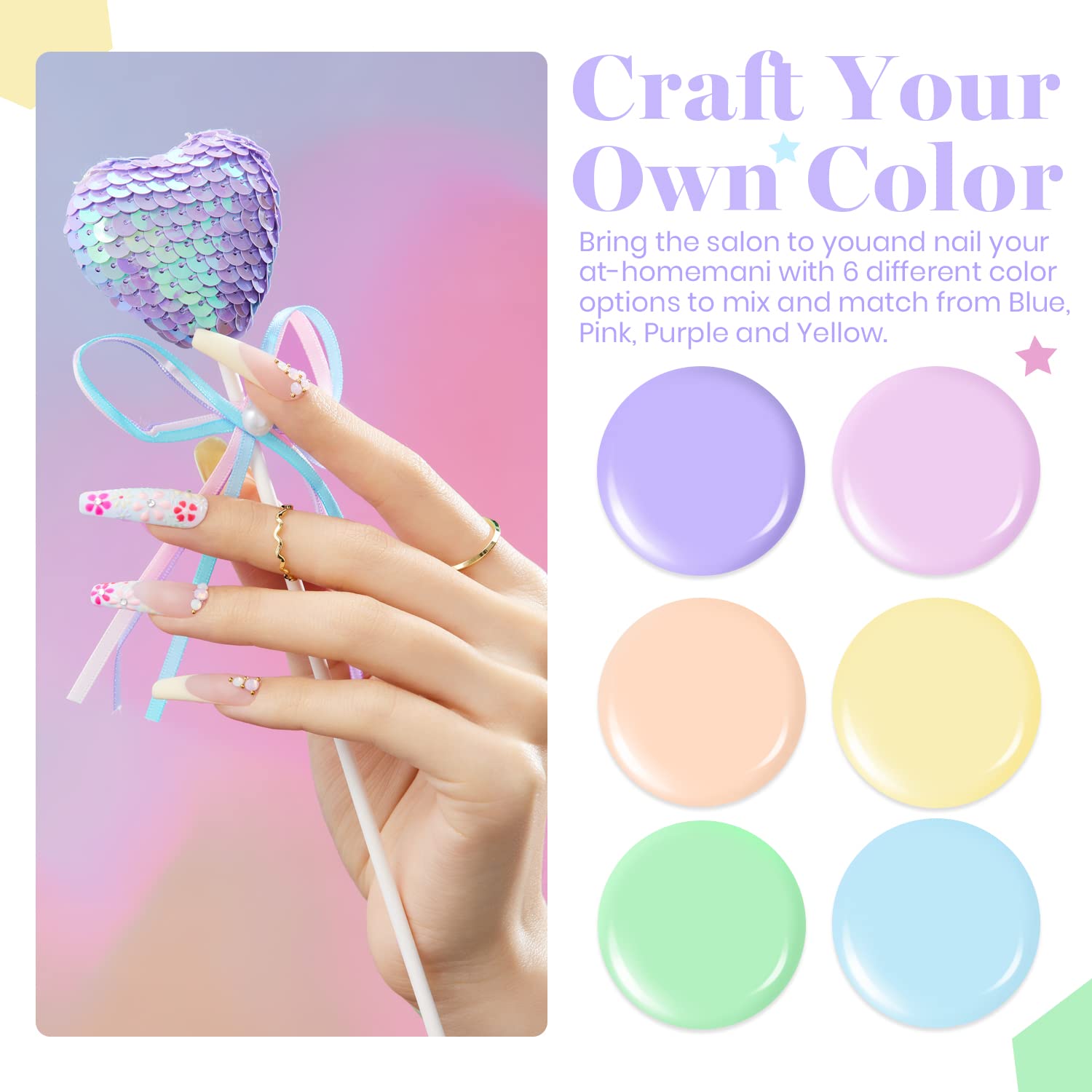 Beetles Gel Polish Pastel en tono verde para un look fresco.