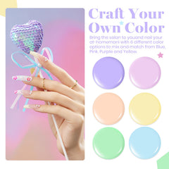 Beetles Gel Polish Pastel en tono verde para un look fresco.