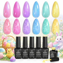 Beetles set de esmalte gel perlado para uñas con acabado iridiscente