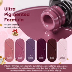 Beetles Esmalte Purpura berenjena oscura para manicuras intensas.