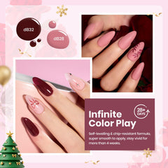Beetles Esmalte Purpura en tono lila suave para acabado delicado.