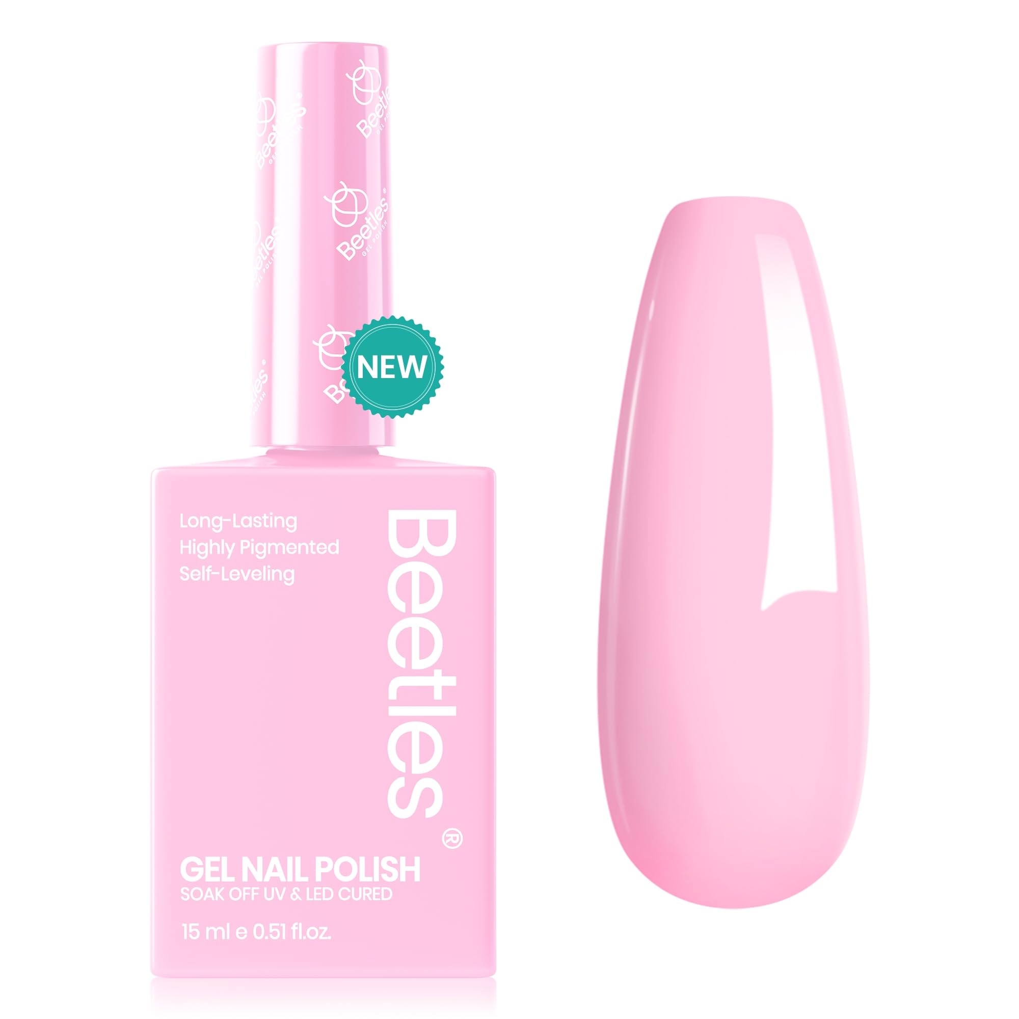 Beetles Esmalte Gel Rosa Claro Rosy Glow regalo de belleza ideal