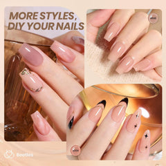 Beetles Esmalte Gel: textura translúcida para efecto natural