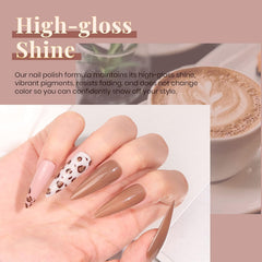 Beetles Esmalte Gel Latte: tono crema para look natural.