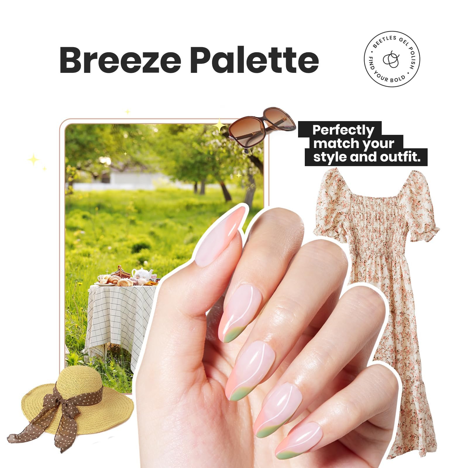 Beetles Esmalte en Gel P176: fácil de retirar para cambiar de color.