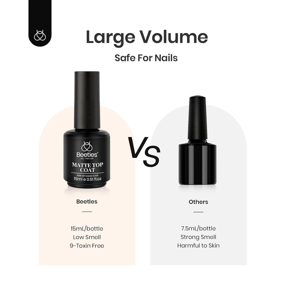Beetles fall nail art ideas with a sleek matte coat for seasonal style.