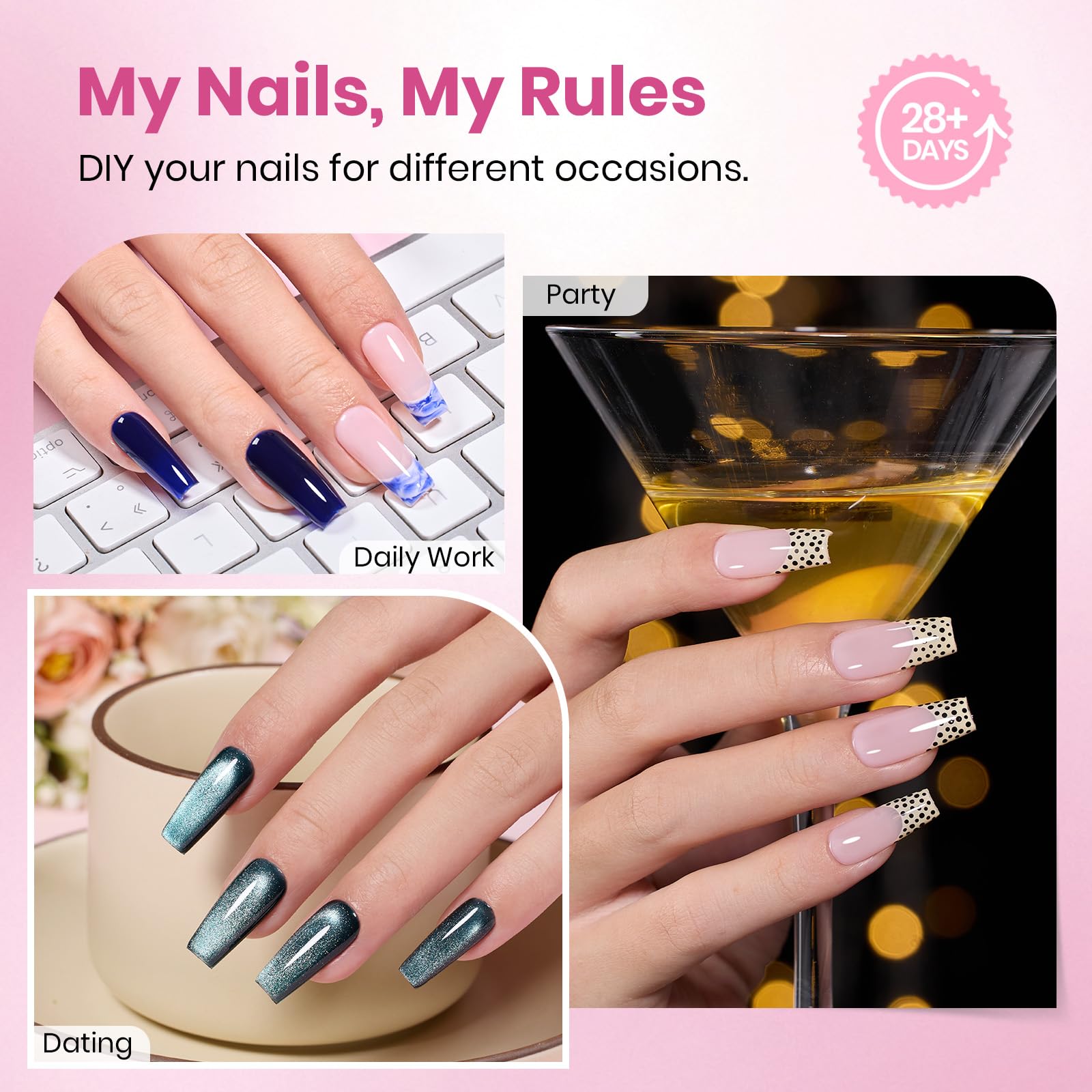 Beetles Flat-X uñas pre-etchadas para aplicación rápida y limpia