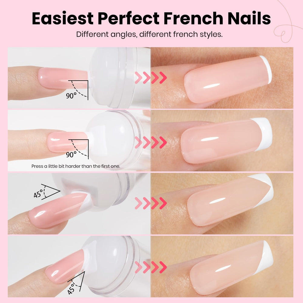 Beetles ergonomic French tip tool fits nail curves