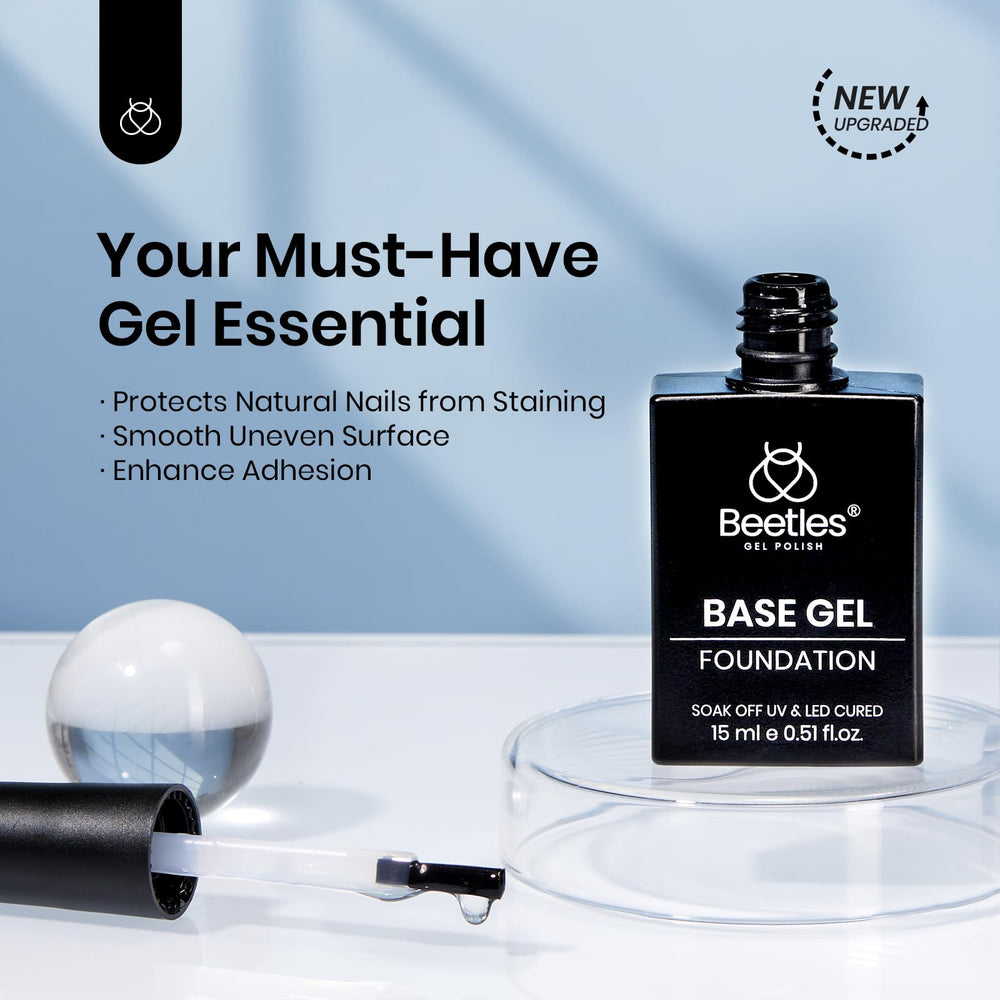Beetles Gel Base Coat smooth-application for easy DIY nails.