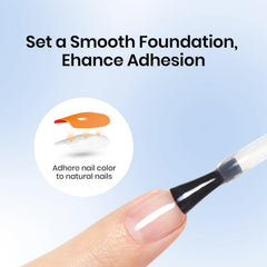 Beetles Gel Base Coat transparent formula protects natural nails.