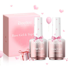 Beetles Gel Base Top Coat Set packaging highlighting festive gift appeal