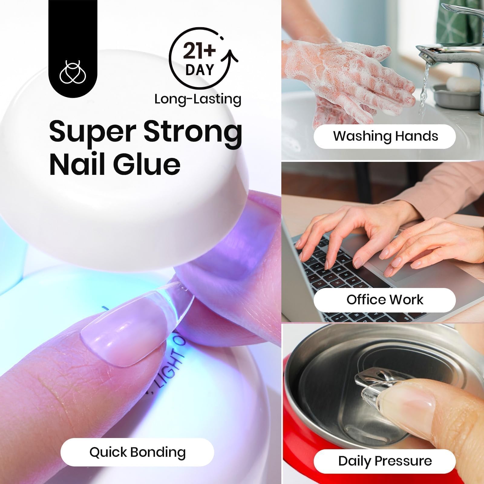 Beetles gel-builder 8-en-1 con pincel liner para moldear y reparar