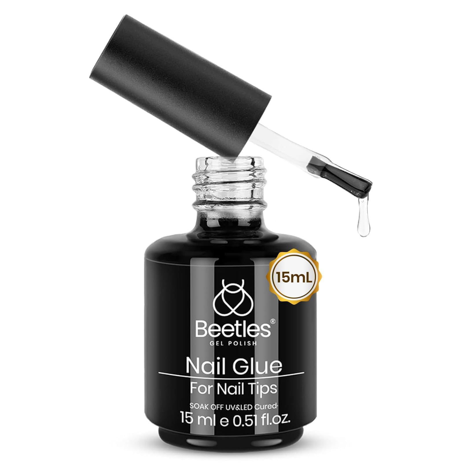 Beetles gel de uñas 9 en 1 con pegamento para uñas y resultados rápidos