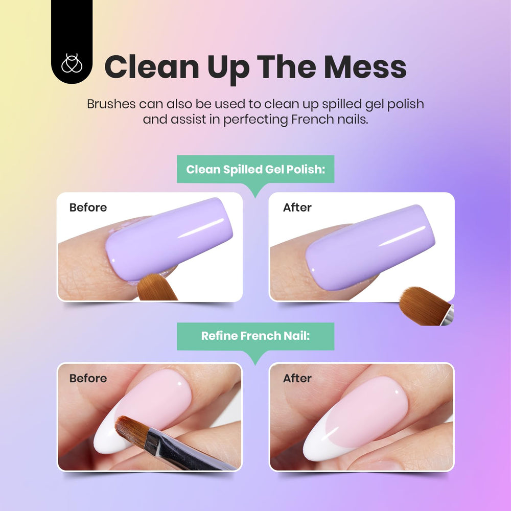 Beetles Gel Nail Art Brush medium liner for versatile styling