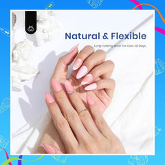 Beetles Etch-X 504 nail tips in 12 sizes for precise fitting