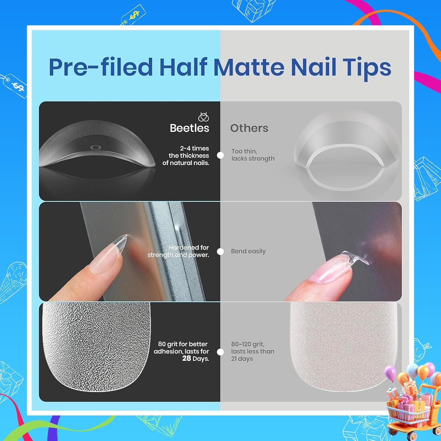 Beetles Etch-X 9-in-1 gel as base, bloom, rhinestone helper