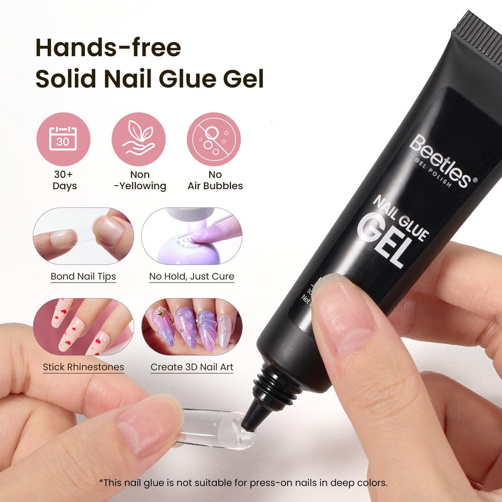 Beetles Gel Nail Kit mini UV lamp for fast at-home curing.