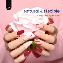 Beetles Gel Nail Kit adhesivo 9 en 1 para fijar uñas con precisión.