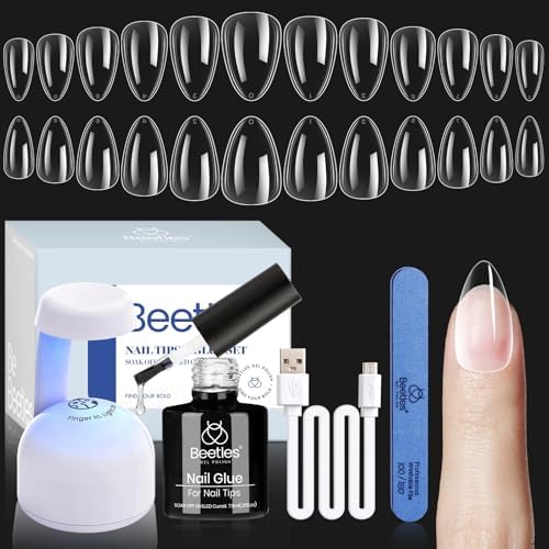 Beetles Gel Nail Kit with UV LED lamp for fast at-home manicures