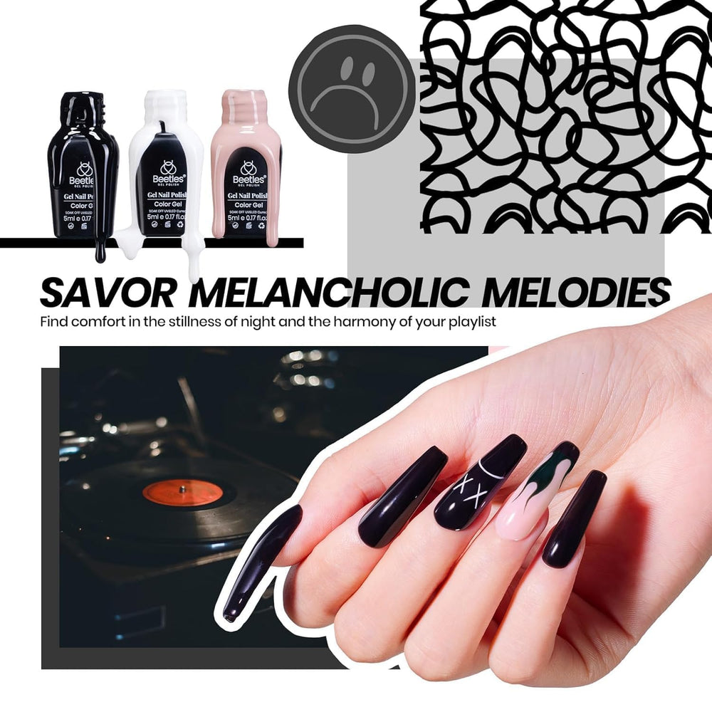 Beetles Glitter Top Coat adds sparkling accents to nails