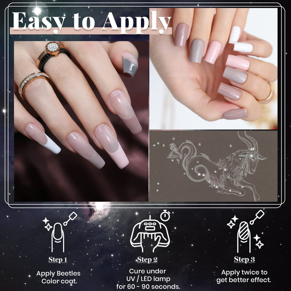 Beetles Gel Polish neutro rosa suave para un look diario
